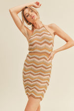 Mini Robe en crochet - Pink Sand Multi