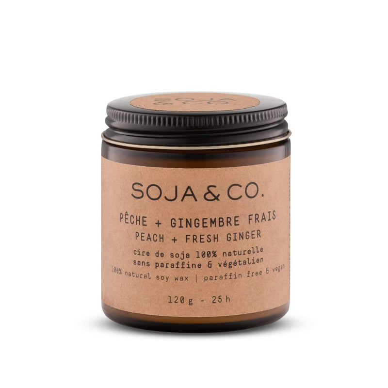 Soja & co - peach and ginger 4oz
