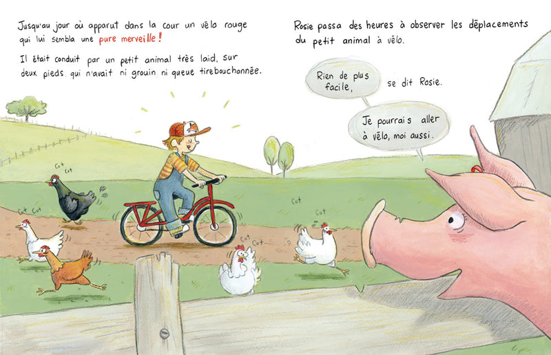 The little sow, the bicycle and the moon