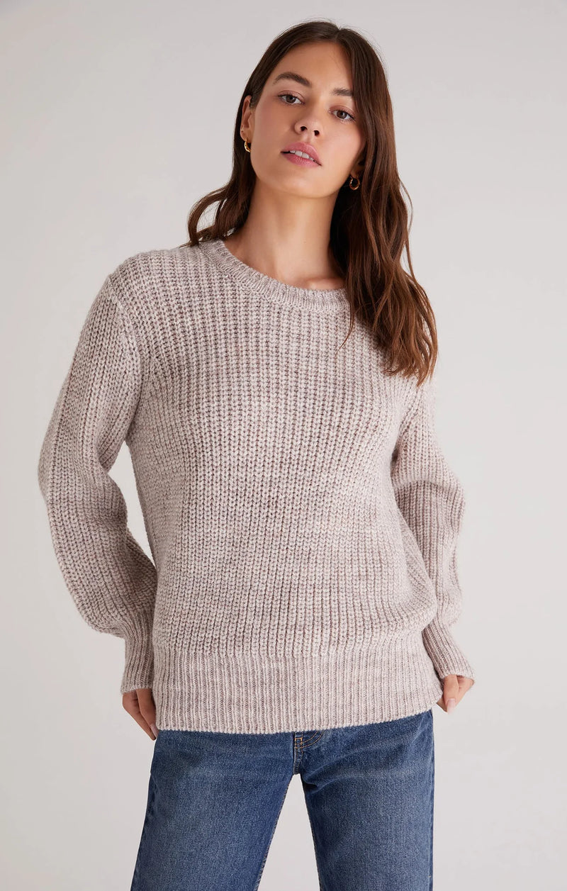 Alpine Chunky Sweater - Oatmeal Heather