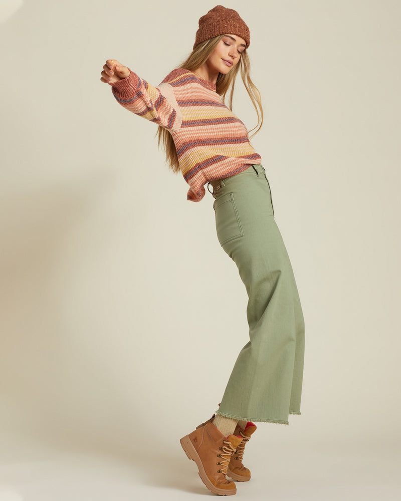 Pantalon Free Fall jambe ample - Army