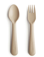 Fourchette et cuillère - couleur ivoire