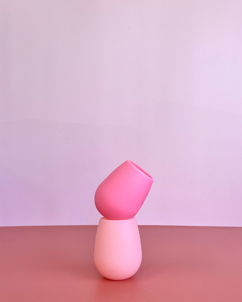 Fegg Unbreakable Silicone Cups - Flamingo + Lotus
