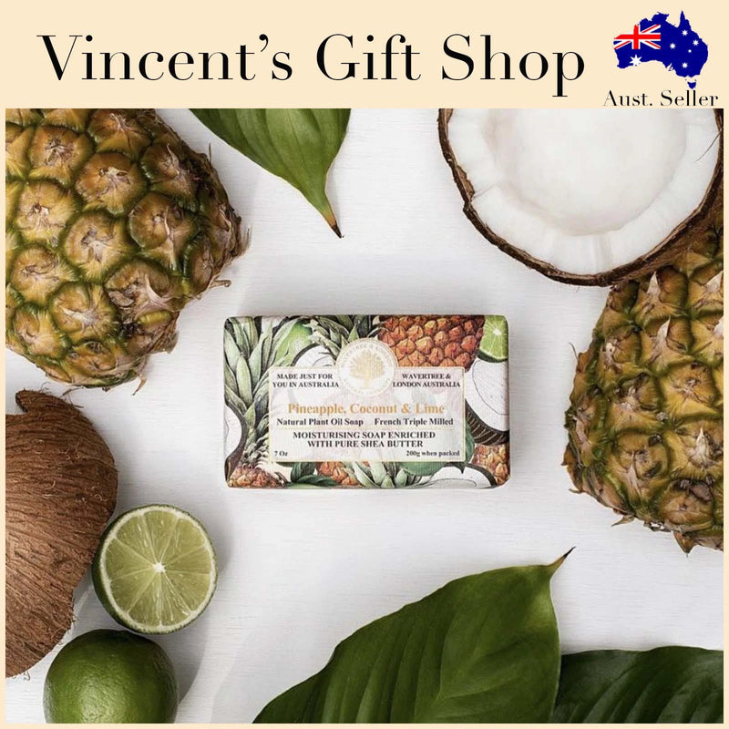 Natural soap bar - Pineapple, coconut and lime