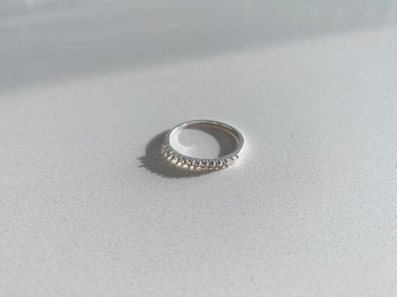 Sterling silver ring - Zircon