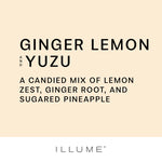 Bougie avec couvercle en liège - Ginger Lemon and Yuzu