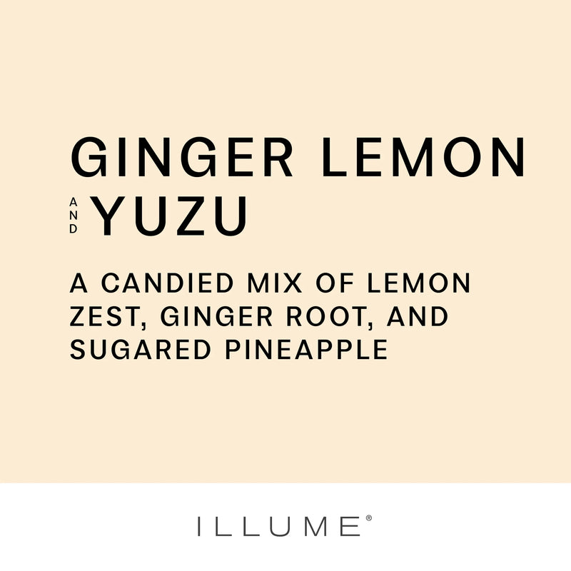 Bougie avec couvercle en liège - Ginger Lemon and Yuzu