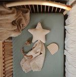Fitted Crib Sheet - Roman Green