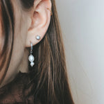 Perna Earrings - Silver