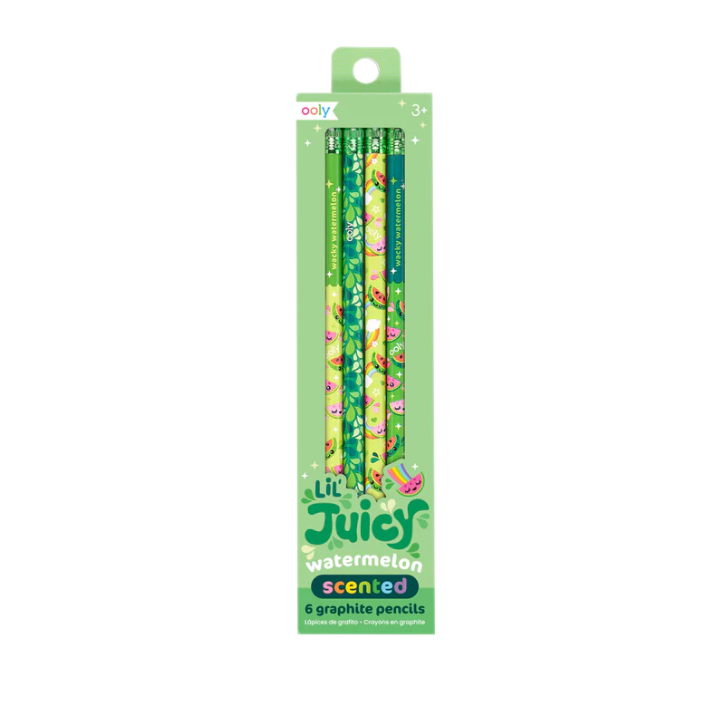 Lil Juicy Watermelon Scented Graphite Pencils - 6 Pack
