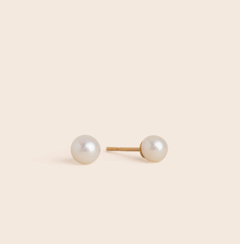 Boucles d’oreilles Perle Classique- Or