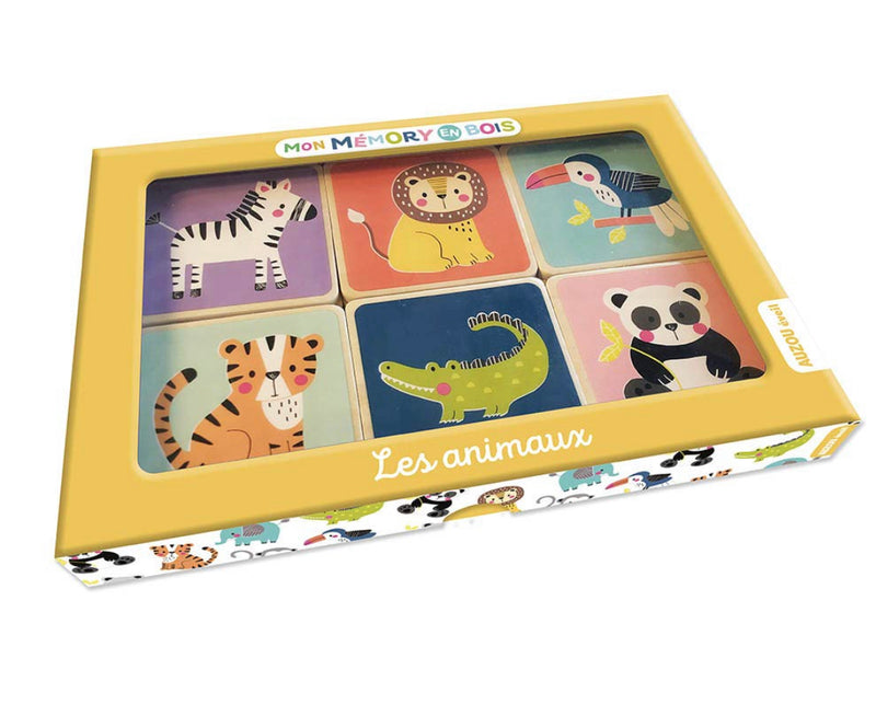 Wooden memory game:Animals