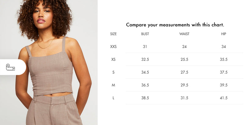 Zoey Linen Cami - Sparrow