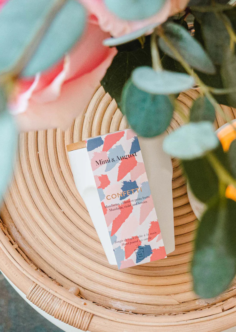 Reusable candle - Confetti
