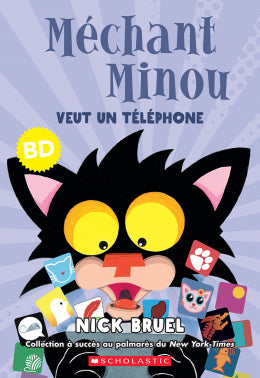 Méchant Minou veut un téléphone - BD en couleurs