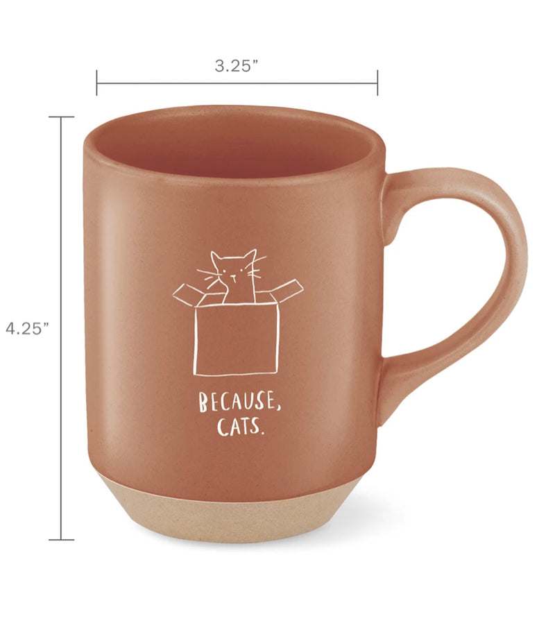 Mug for cat lover - Because cats