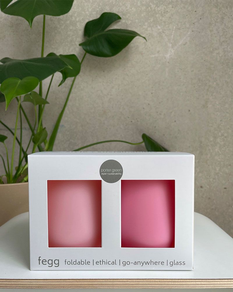Fegg Unbreakable Silicone Cups - Flamingo + Lotus