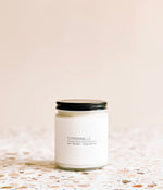Indoor & outdoor soy candle - Lemongrass essential oil