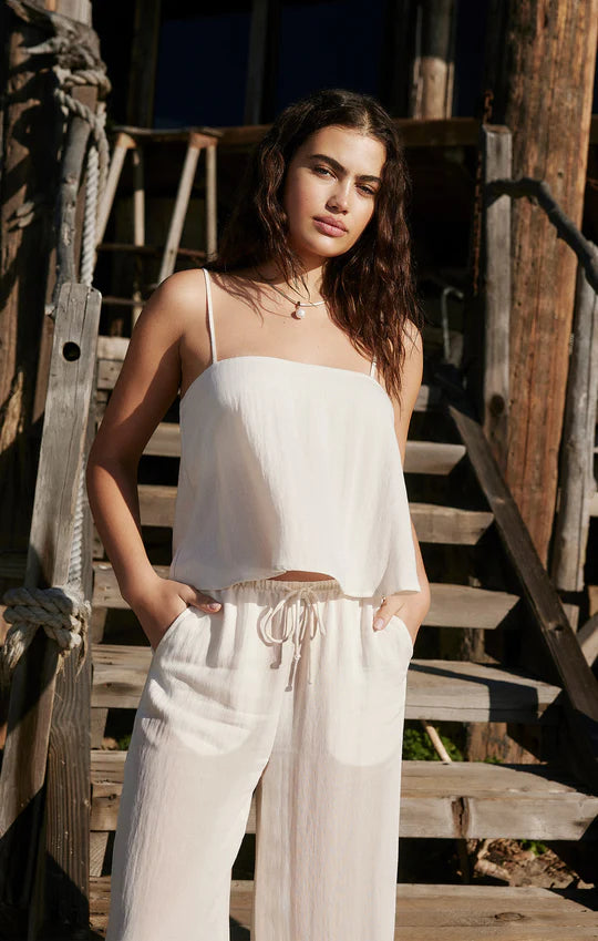 Annie Tank - Adobe White