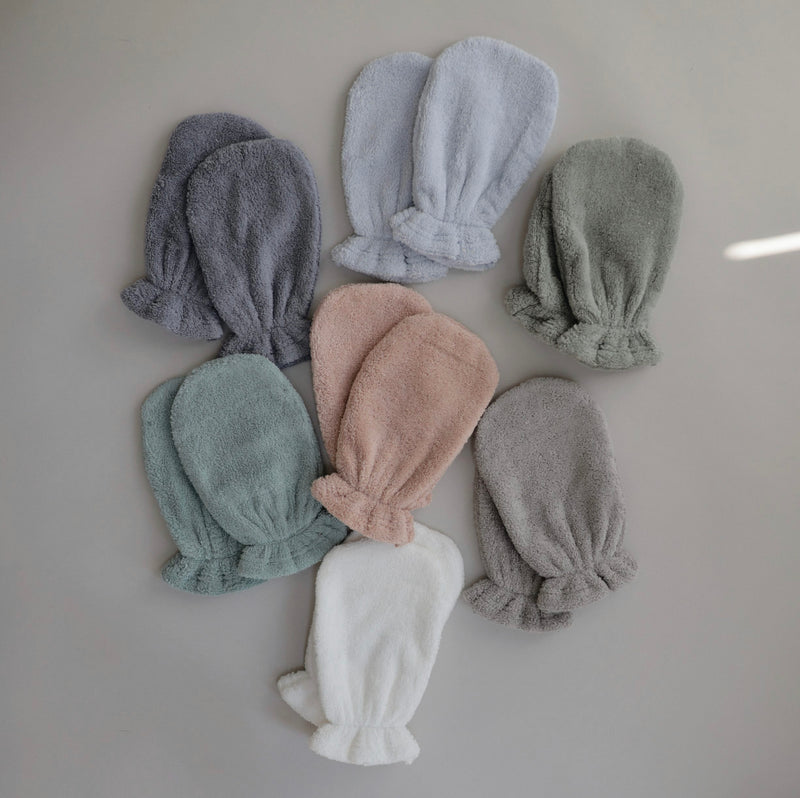 Bath gloves (2)- Moss