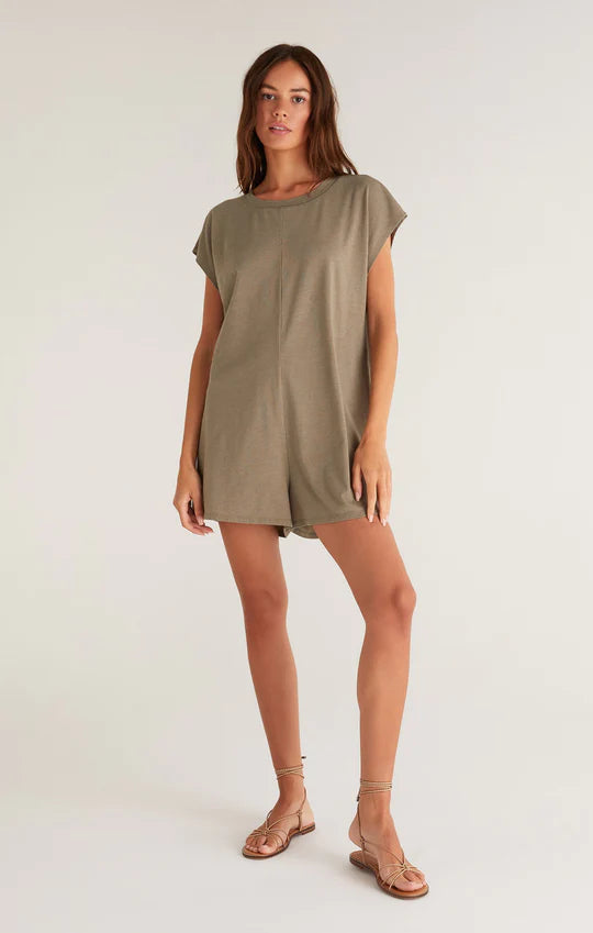 Baja Jumpsuit - Smoked Sage