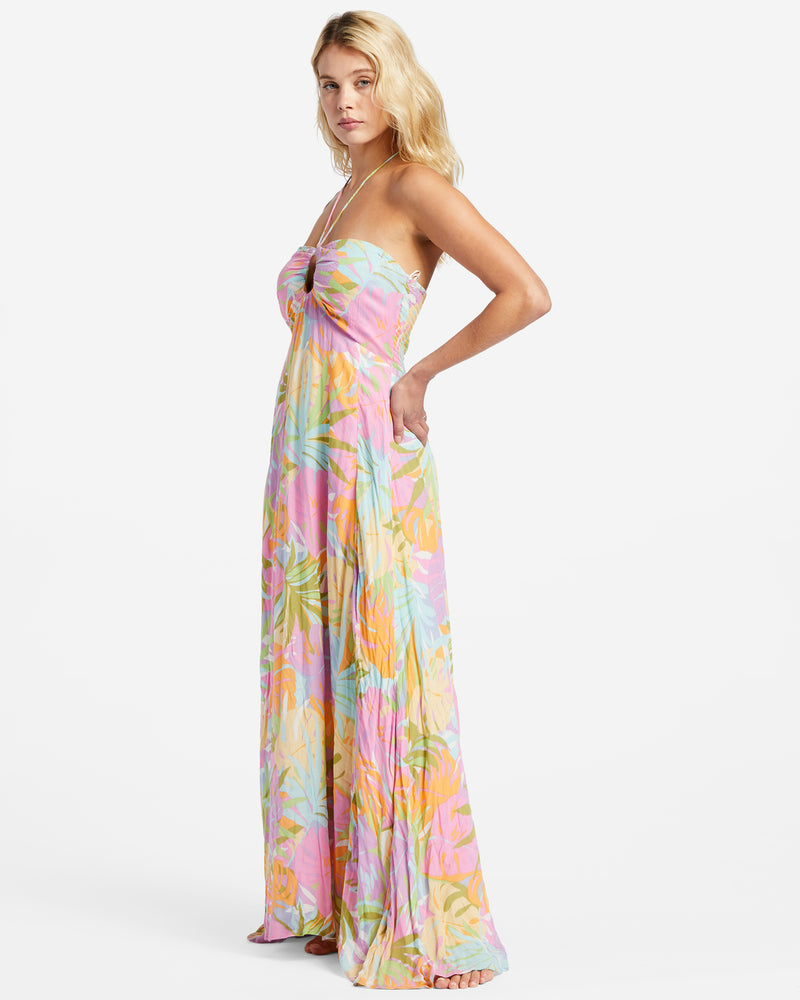 So Groovy Maxi Dress - White/Multi