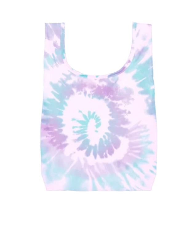 Twist And Shout SMALL Reusable Bag - Purple Tie Die