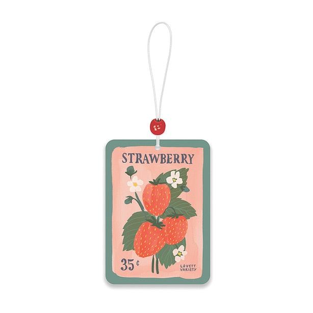 Sents bons pour auto (2) - Strawberry Seeds