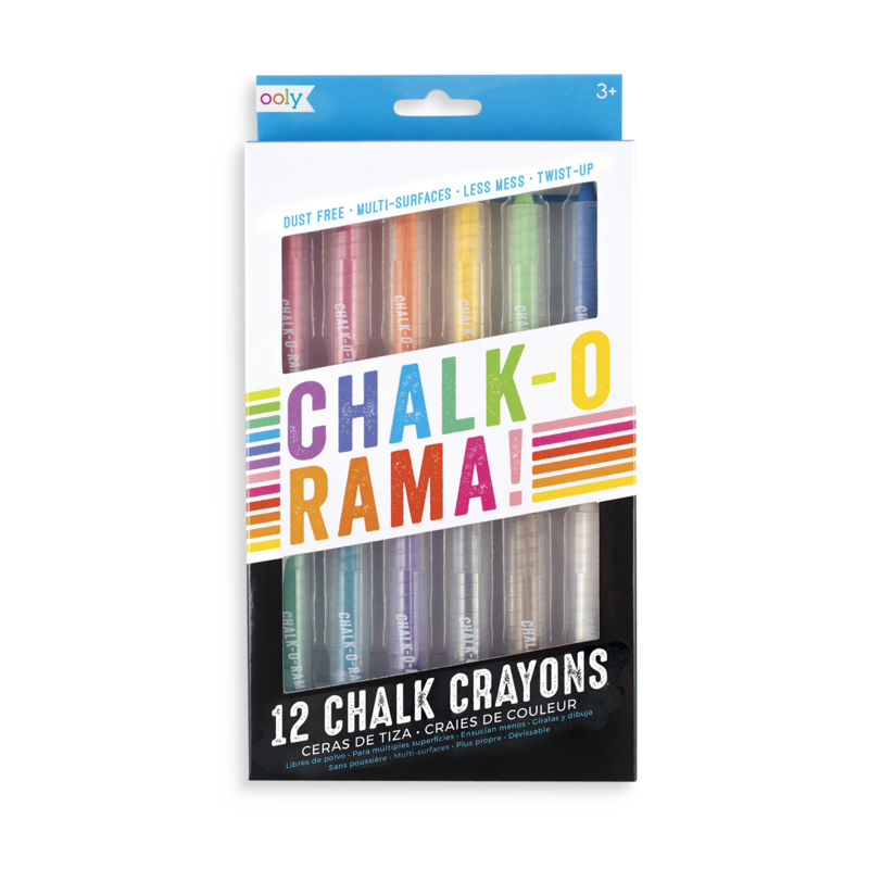 Crayon-craie - 12 couleurs