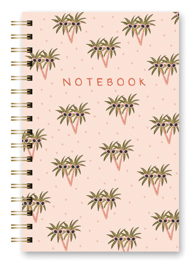 Spiral Notebook - Palm Trees