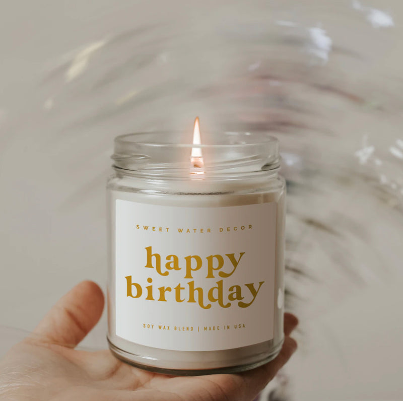 Soy candle - Happy Birthday