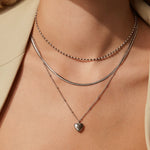 Stainless steel necklace - Valencia