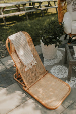 Handmade Natural Rattan Beach Chair!