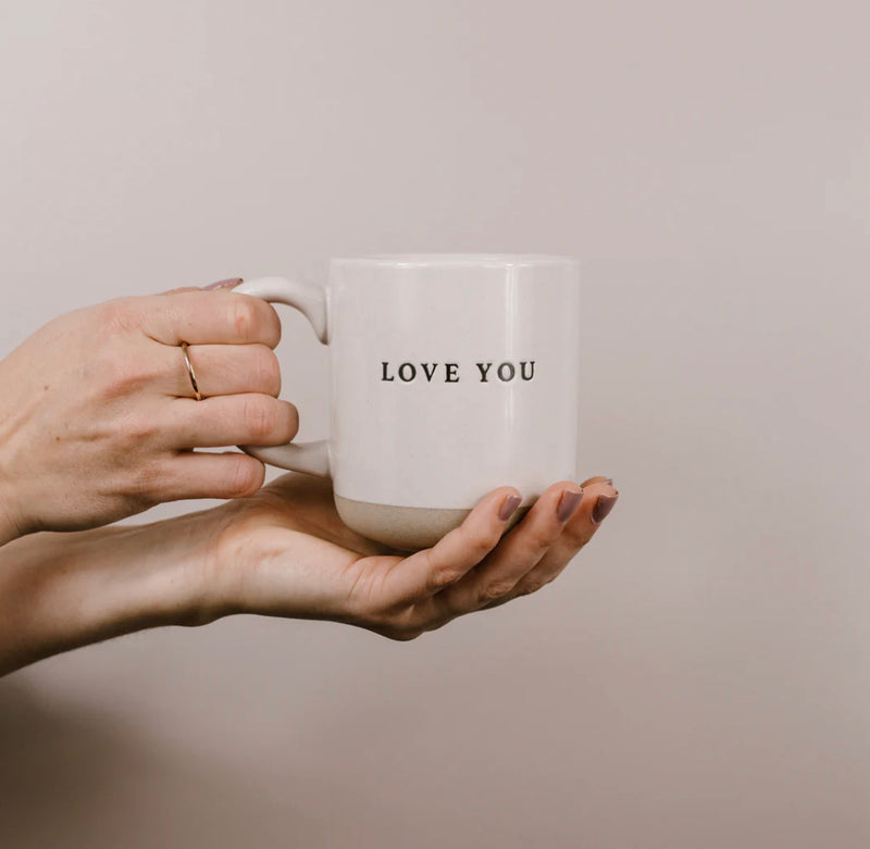 Tasse à café à en grès- Love you