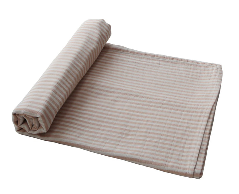 100% organic cotton comforter - Natural stripes