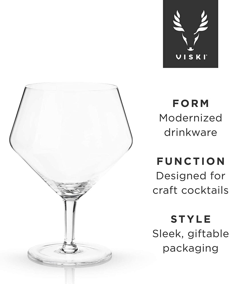 Gin and tonic glass - crystal