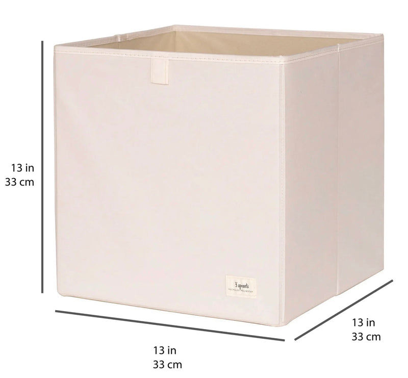 Fabric Storage Box -Cream