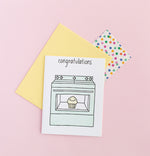 Greeting card - Bun in the oven