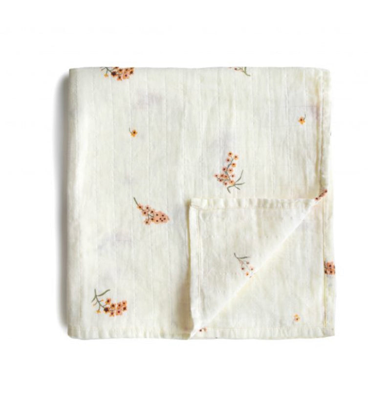 Doudou en cotton biologique - Fleurs