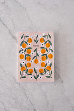 Lined Notebook - Orange Trees