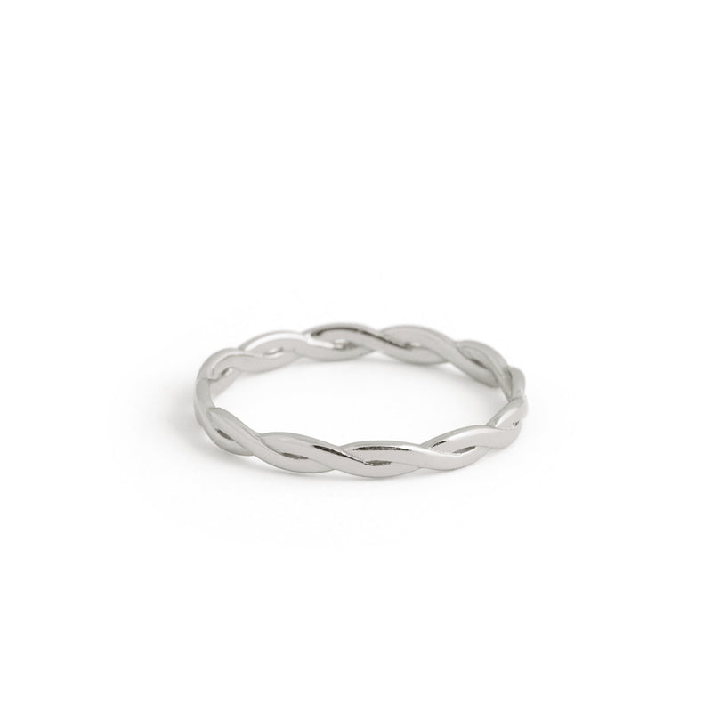 Bague Braided - Argent Sterling