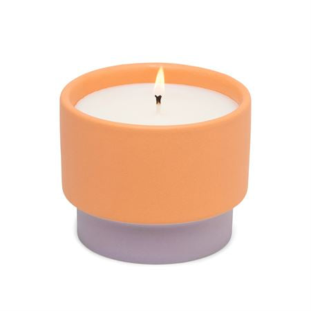 Premium Candle Color Block Purple/Orange - Purple & Vanilla 6oz