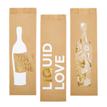 Sacs à vin en papier (6x) - Liquid Love