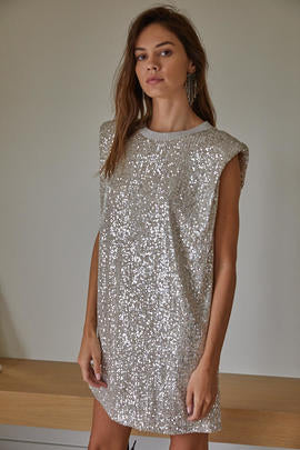 Mini Robe à paillette - Gold Silver