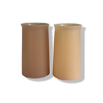 Stegg Unbreakable Silicone Highball Glasses - Wheat + Oats