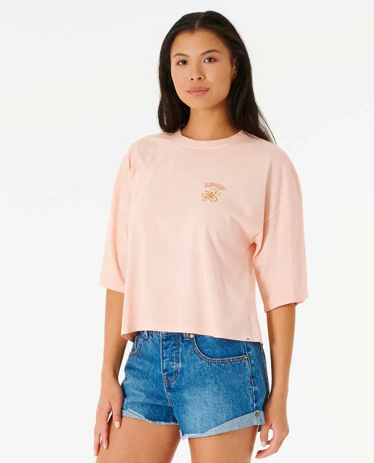 T-Shirt Heritage Aloha with Love - Light Peach