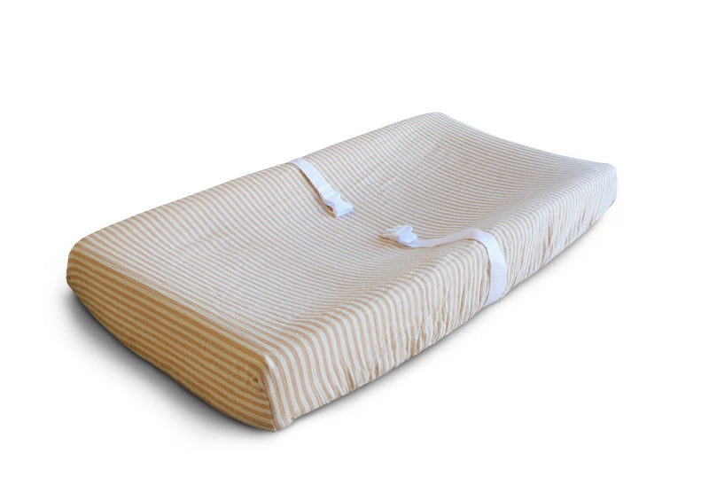 Changing Mat Cover - Natural Stripe
