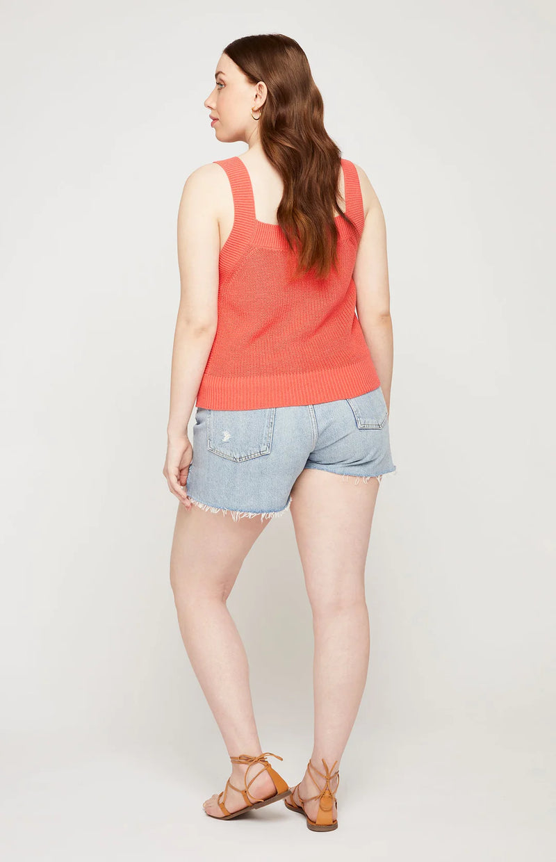 Luna Square Neck Cami - Iris