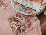 T-Shirt Heritage Aloha with Love - Light Peach