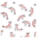 Minky baby comforter 28 X 20'' - Giant shrimps